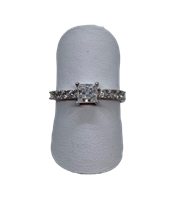 Ringe Dame in Weißgold Zirconia AN.OB.ZI.2.5